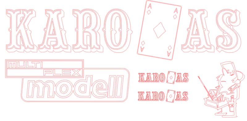 Sticker #224206 Multiplex Karo As